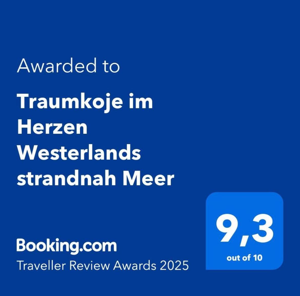 Traumkoje Im Herzen Westerlands Strandnah Meer Zewnętrze zdjęcie